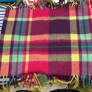 New York & Company Colorful Plaid Scarf